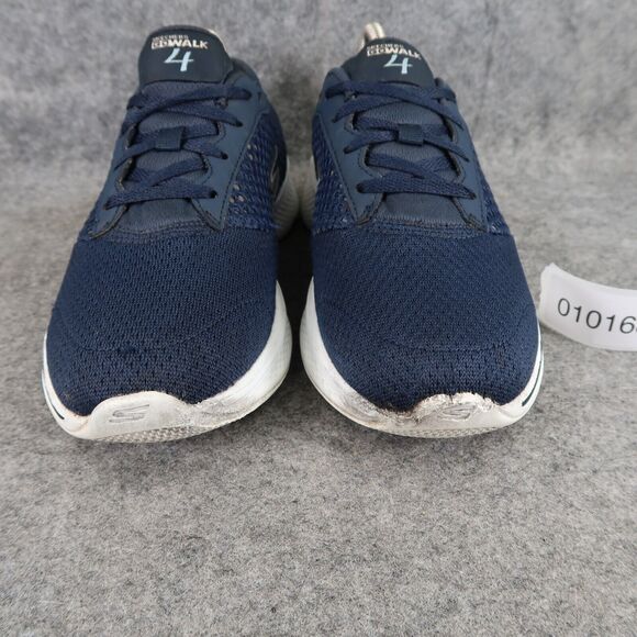 Skechers Shoes Womens 7.5 Athletic Trainer Go Walk 4 Sneaker Active Comfort Blue - Picture 5 of 15